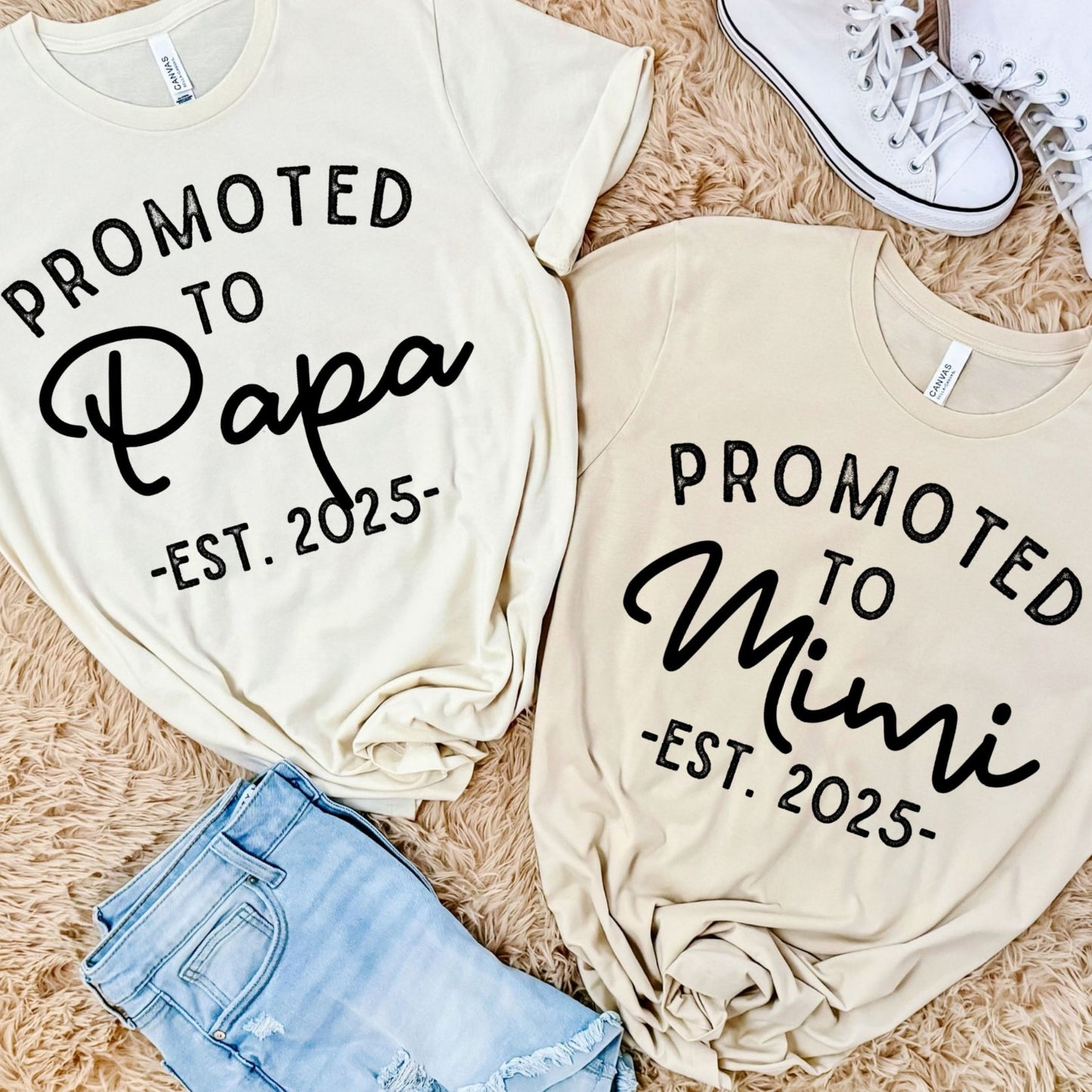 Promoted to Dad / Mom Est - Customize the EST year!