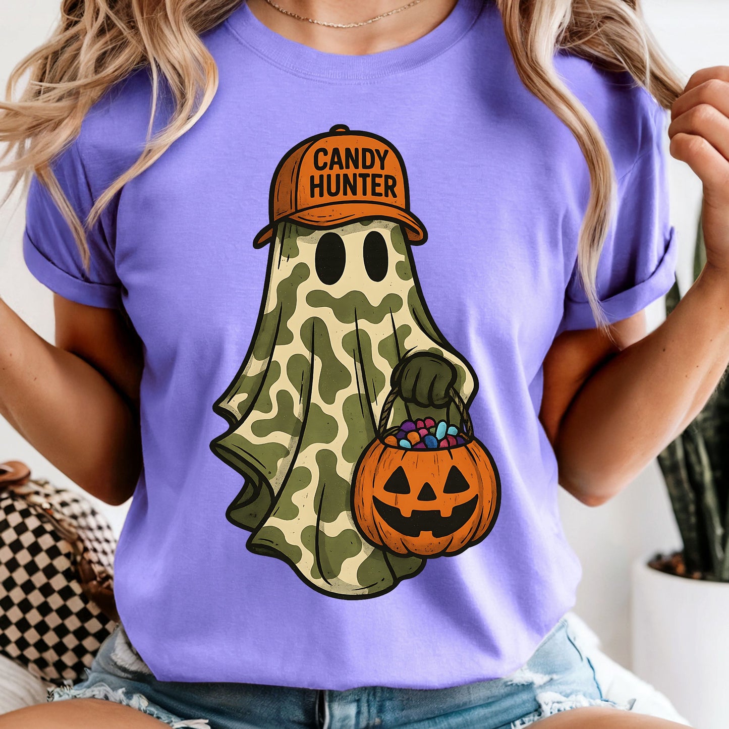 Candy Hunter - Comfort Colors Tee or Sweatshirt