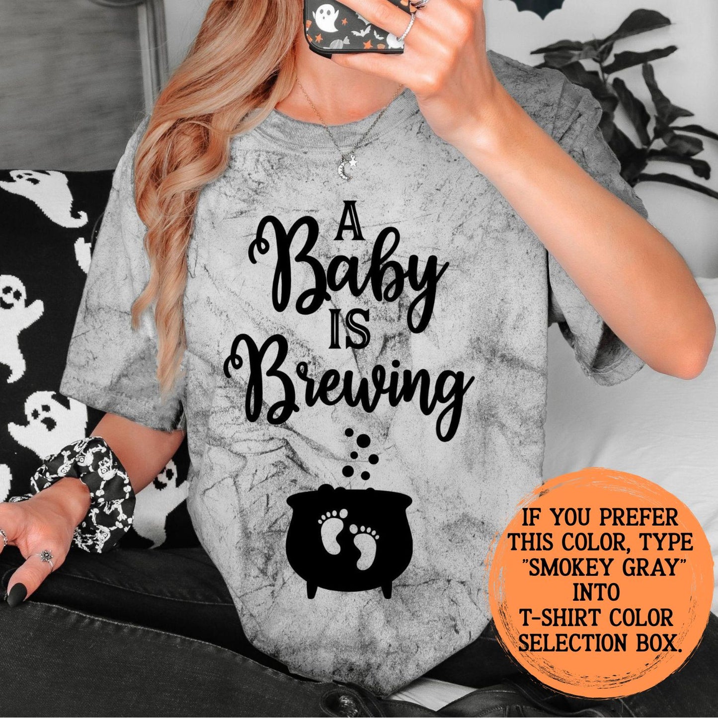 A Baby Is Brewing - Comfort Colors Tee