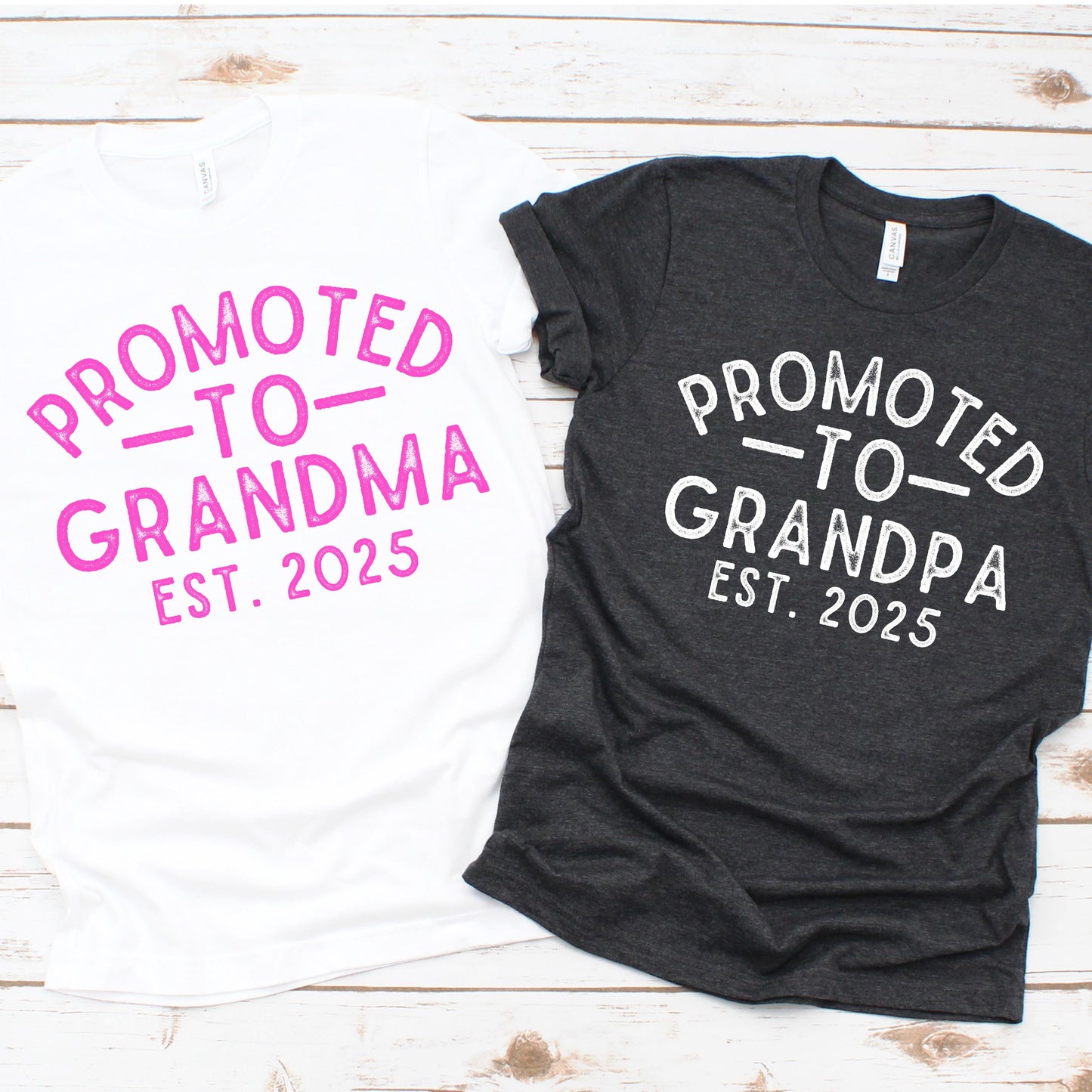 Promoted to Grandma / Grandpa Customize the EST Year