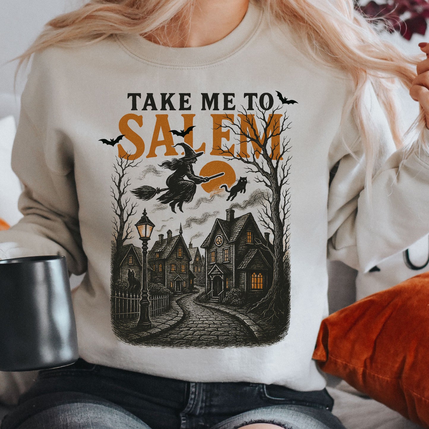 Take Me To Salem - Comfort Colors Tee or Sweatshirt