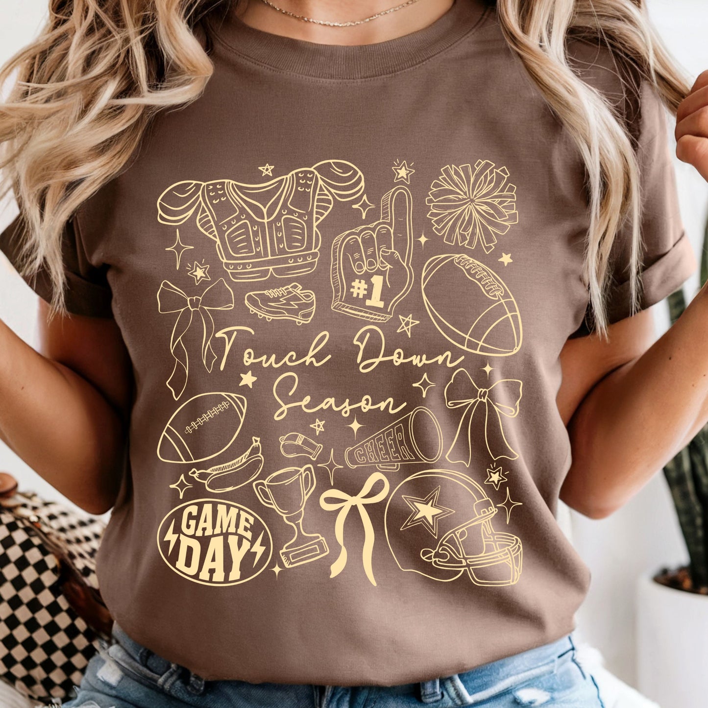 Touchdown Season - Comfort Colors Tee or Sweatshirt