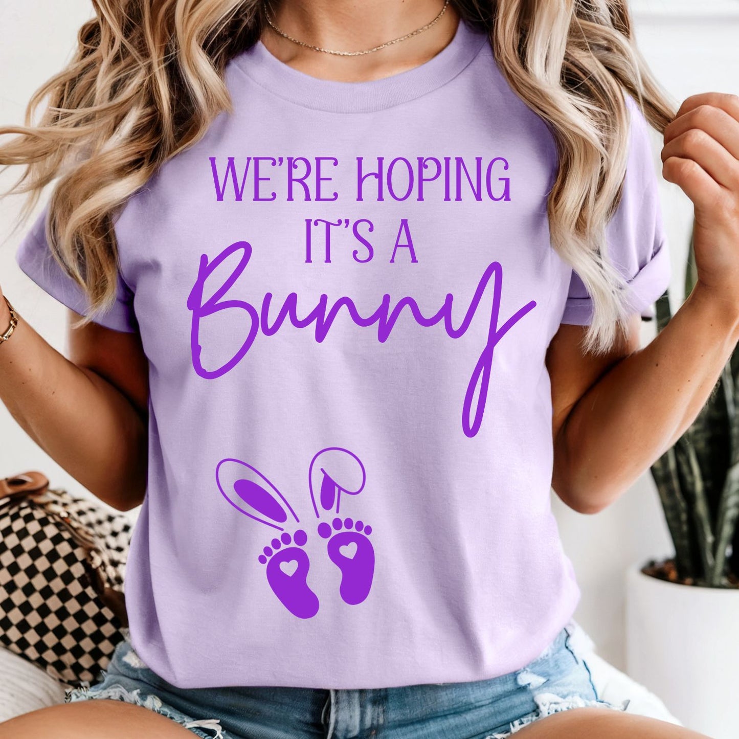 We're Hoping It's a Bunny - Comfort Colors Tee