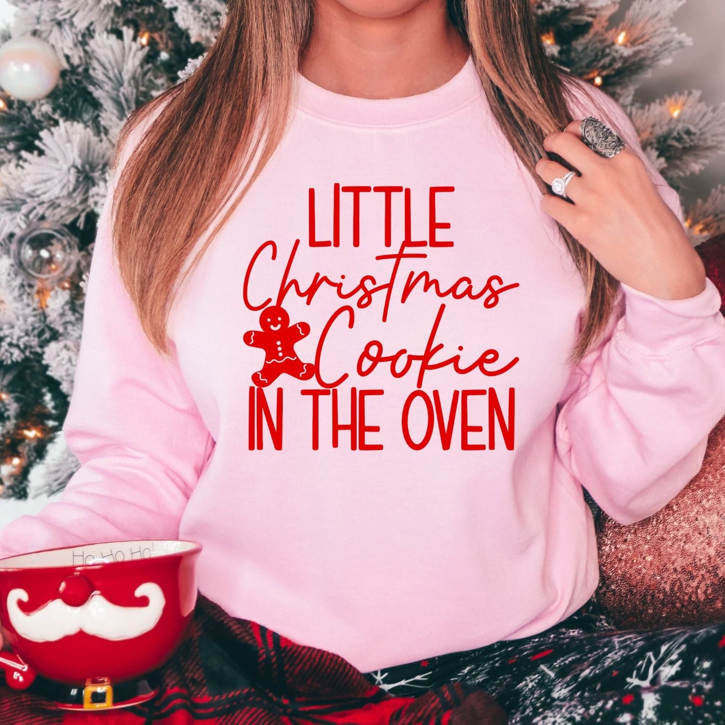 Little Christmas Cookie in The Oven Sweatshirt
