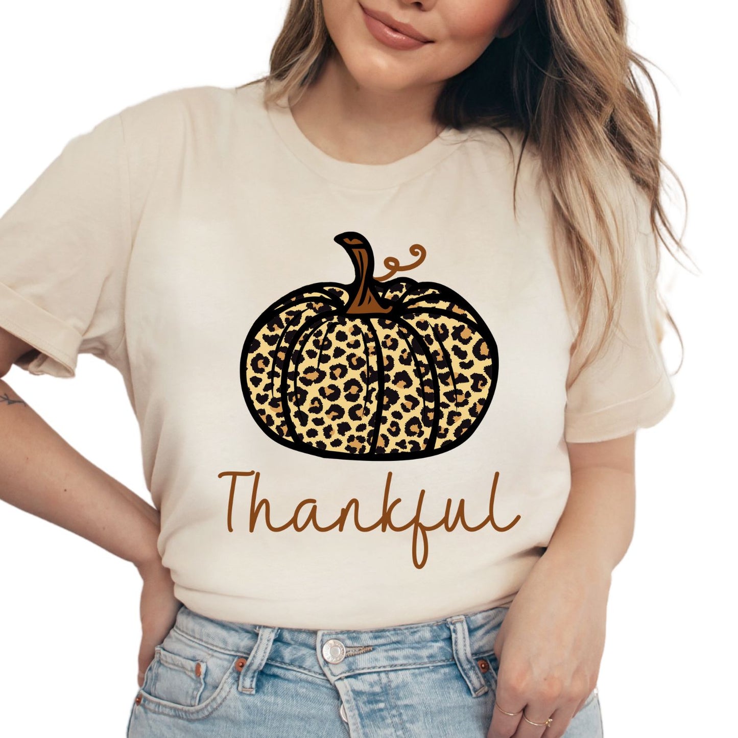 Thankful Leopard Shirt