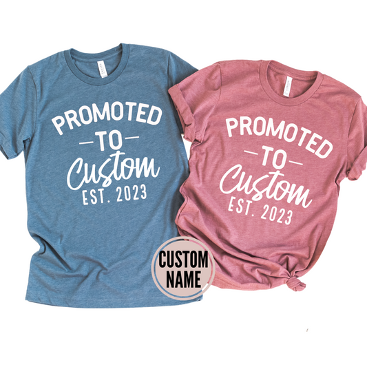 Personalized Promoted To Shirt