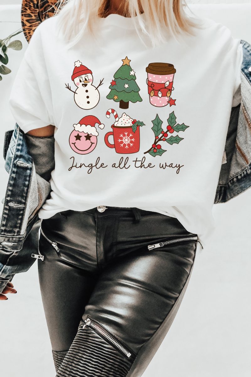Jingle All The Way - Christmas Retro Tee