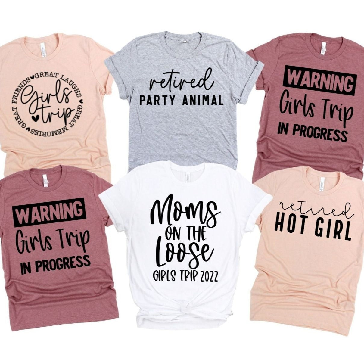Funny Shirts For Tweens 1209x1209 Funny Girls Trip Tees – Extra Thankful This Year