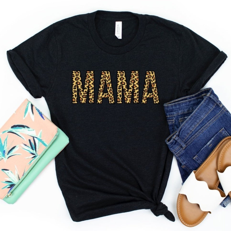 Mama - Leopard Print