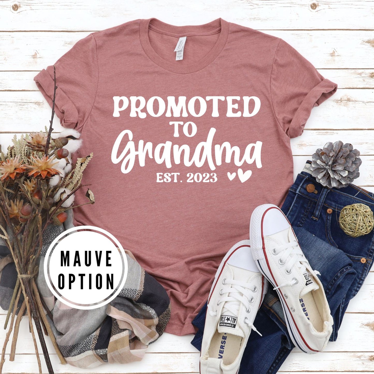 Promoted to Grandma / Grandpa EST Customize