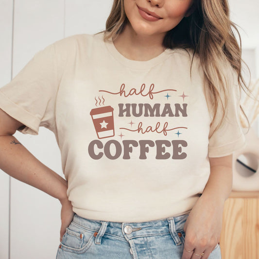 Half human half coffee