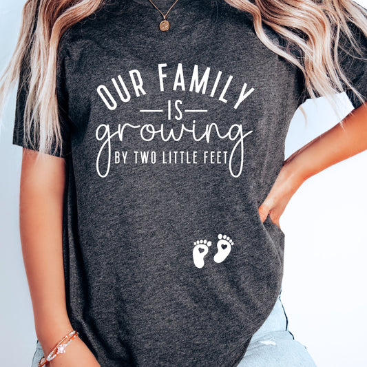 Our Family is Growing By Two Little Feet