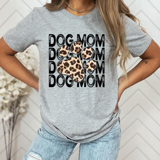 Dog Mom with Leopard Paw
