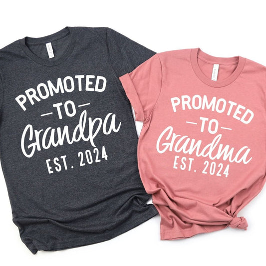 Promoted to Grandma / Grandpa EST 2024