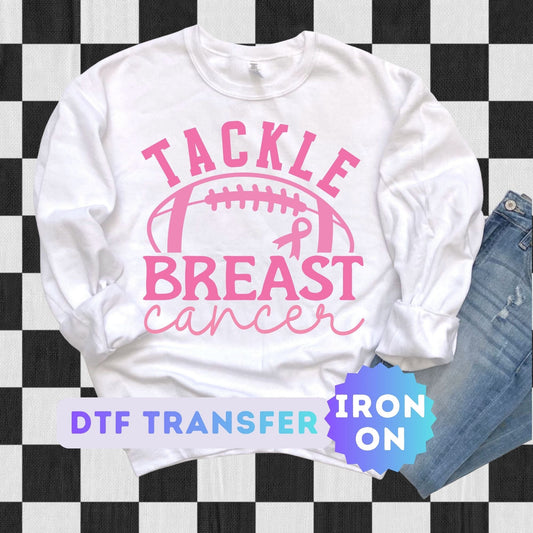 Tackle Breast Cancer DTF Transfer
