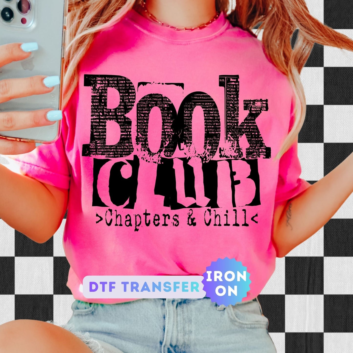 Book Club DTF Transfer