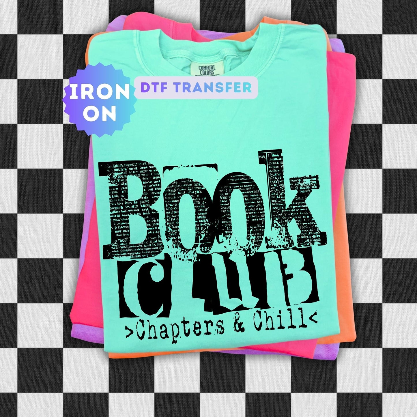 Book Club DTF Transfer