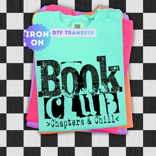 Book Club DTF Transfer