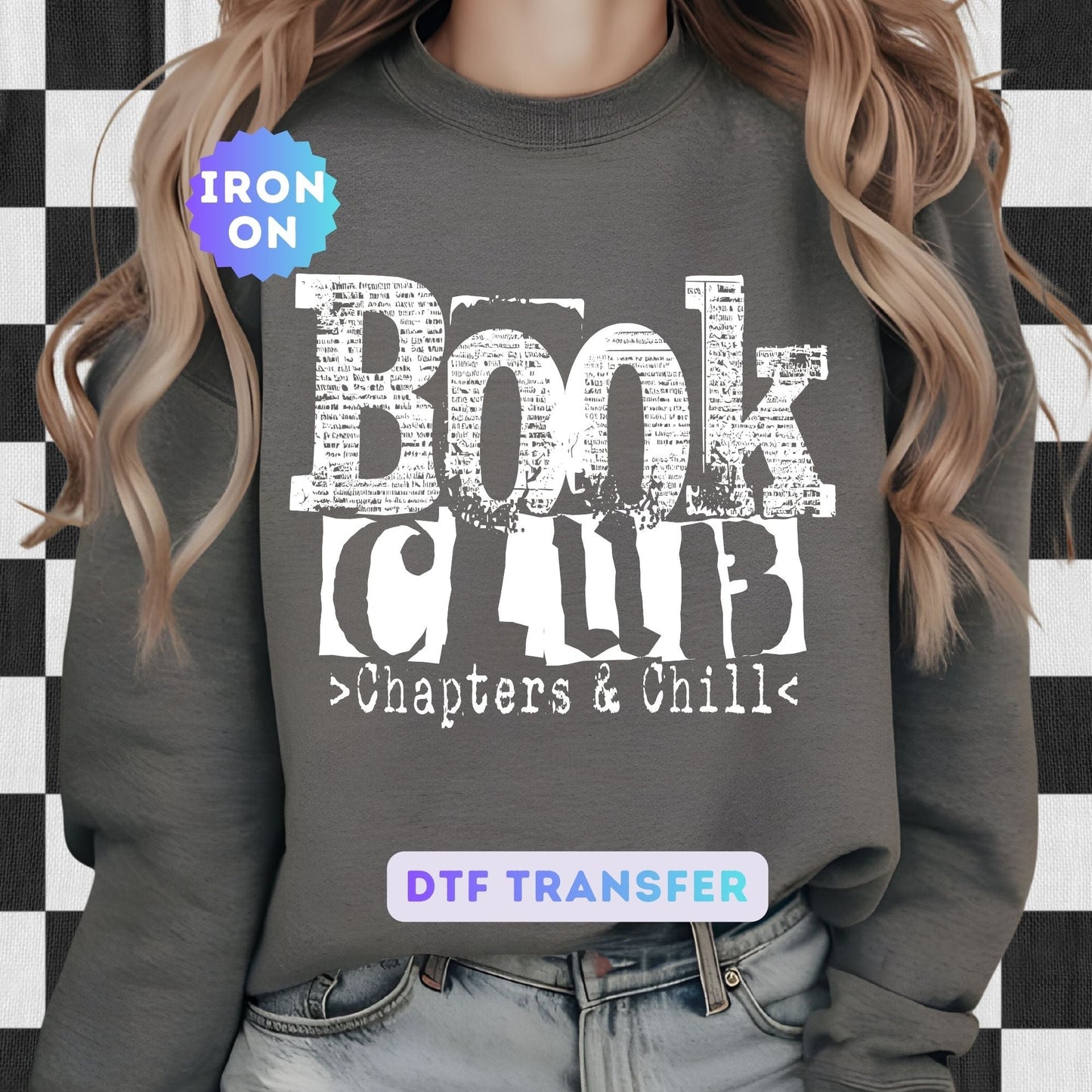 Book Club DTF Transfer