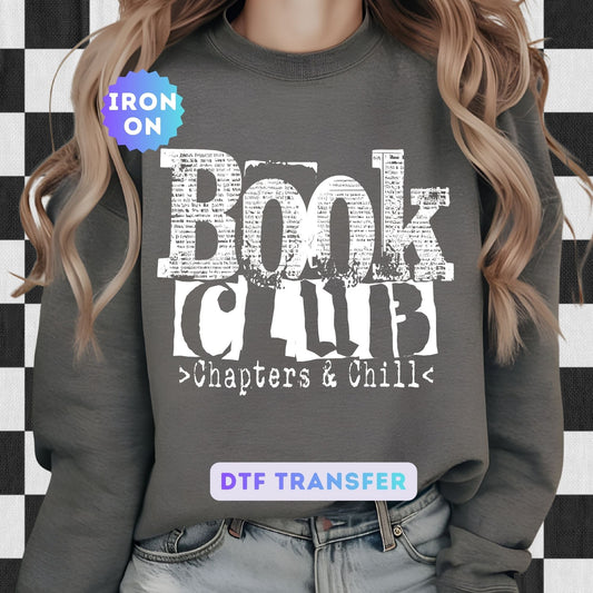 Book Club DTF Transfer