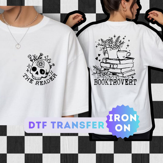 Book Lover DTF Transfer