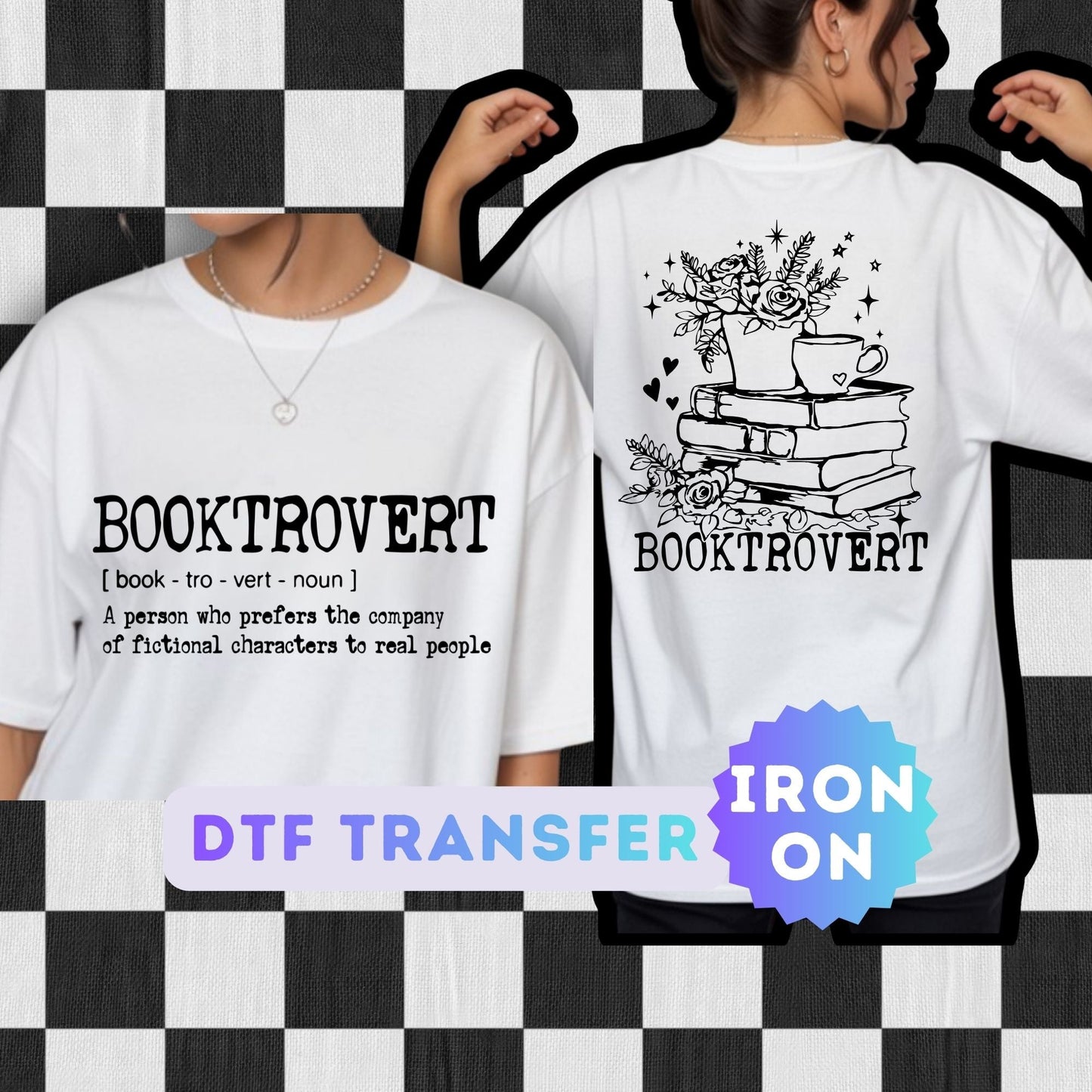 Book Lover DTF Transfer