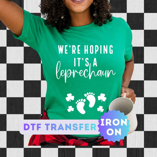 St. Patrick's Day Pregnancy DTF Transfer