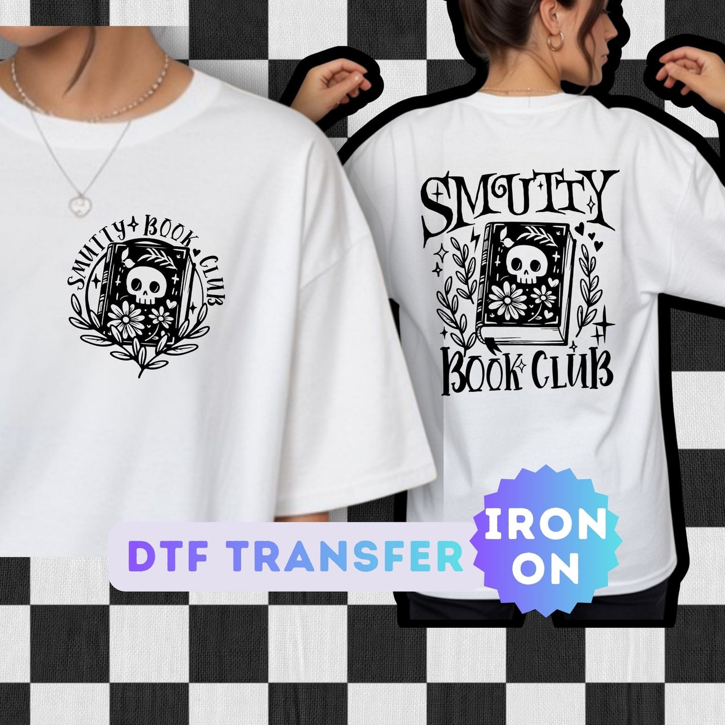 Smutty Book Club DTF Transfer