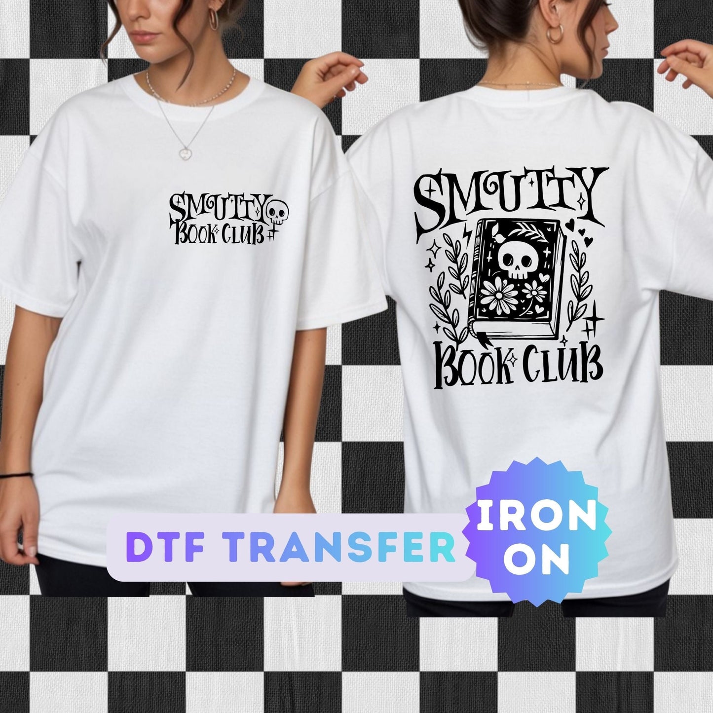 Smutty Book Club DTF Transfer