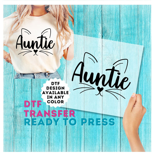 Auntie Cat DTF Transfer