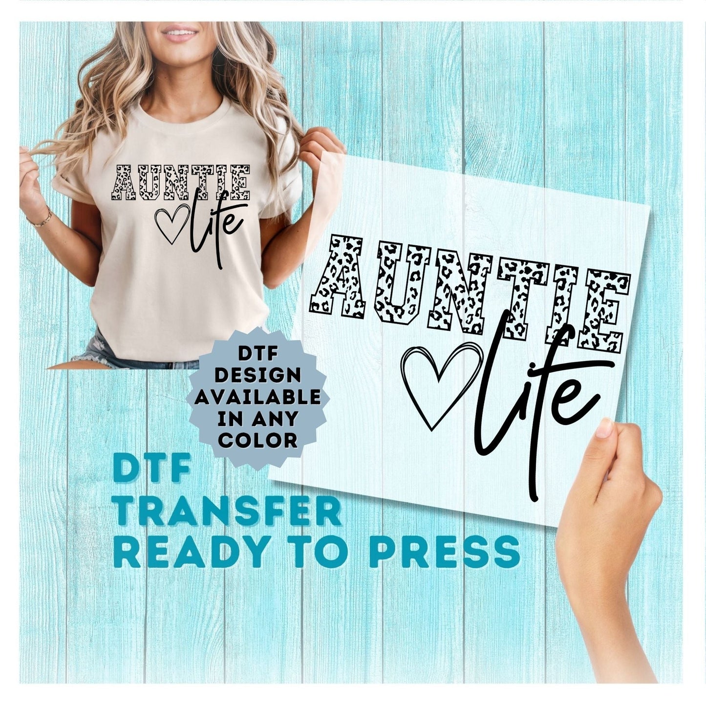 Auntie Life DTF Transfer