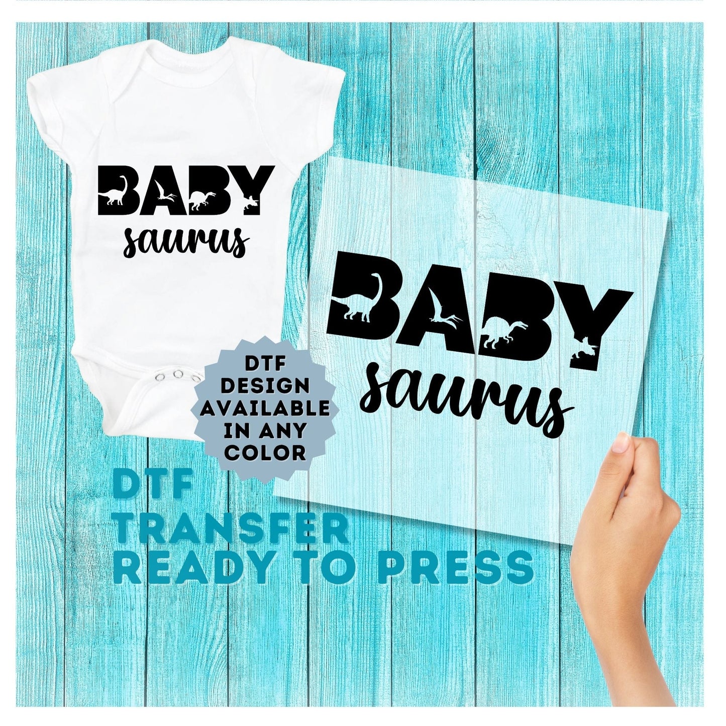 Baby Saurus DTF Transfer