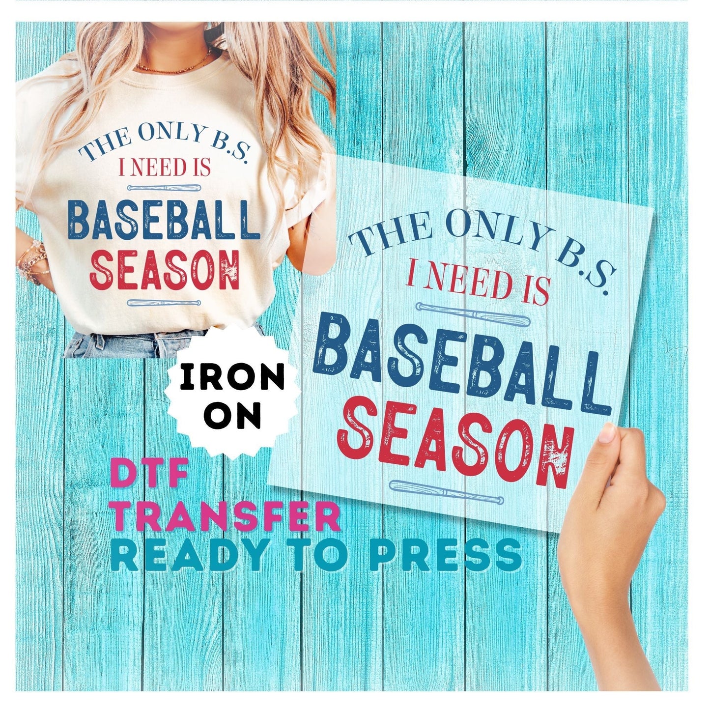 Baseball DTF Transfer