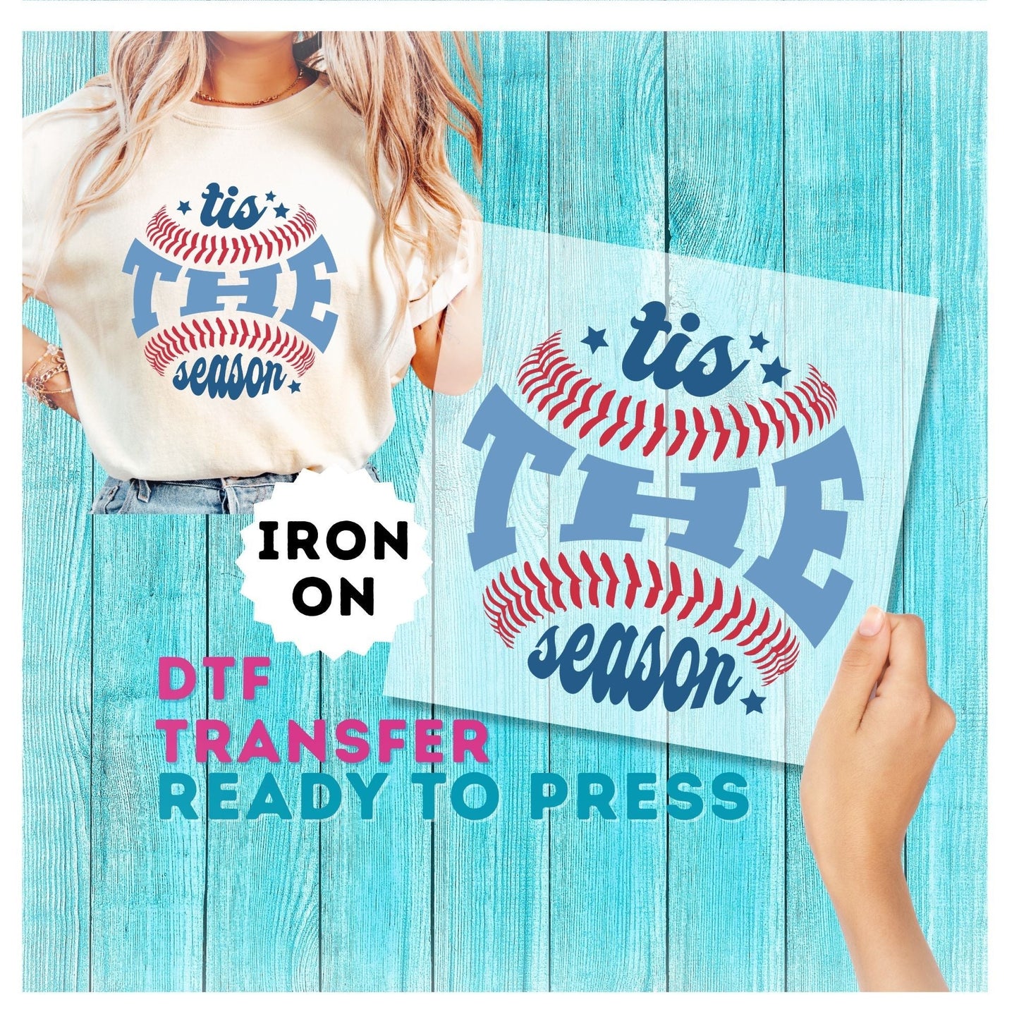 Baseball DTF Transfer