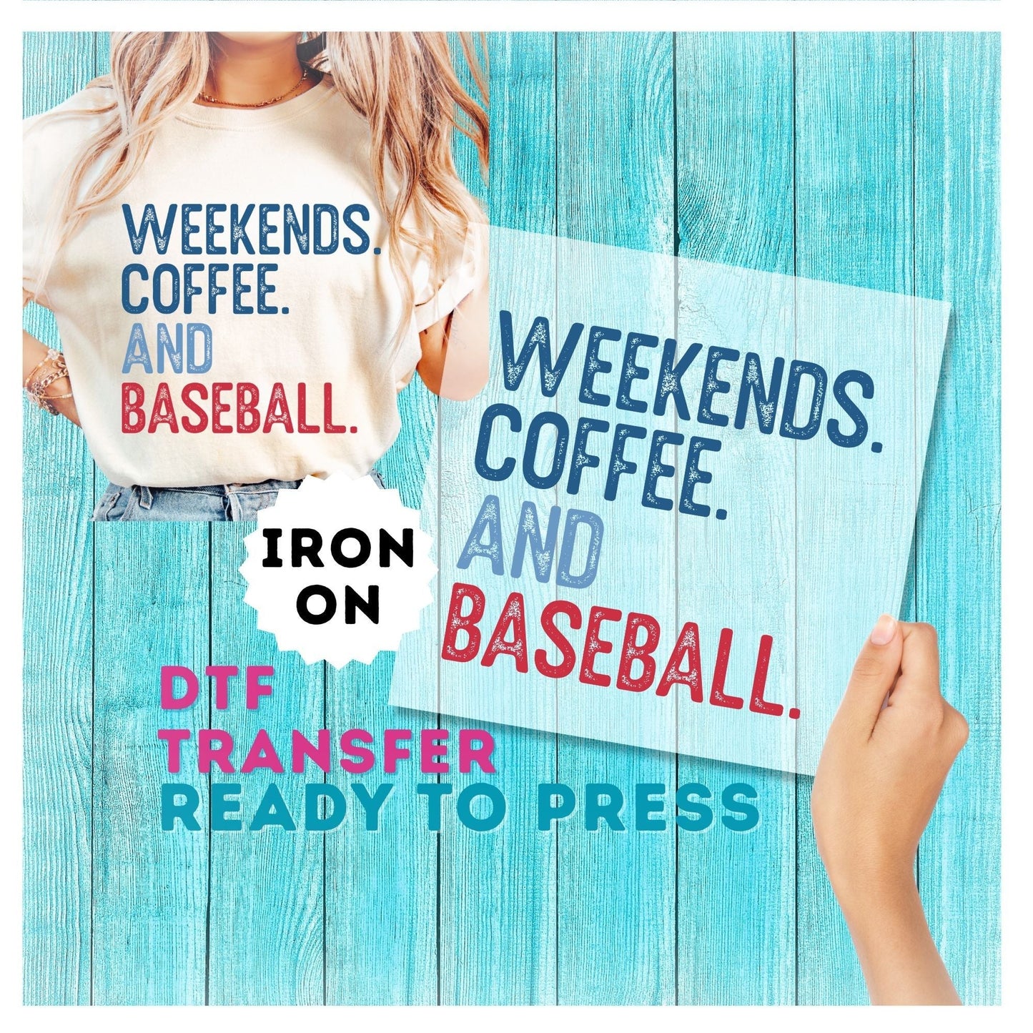 Baseball DTF Transfer