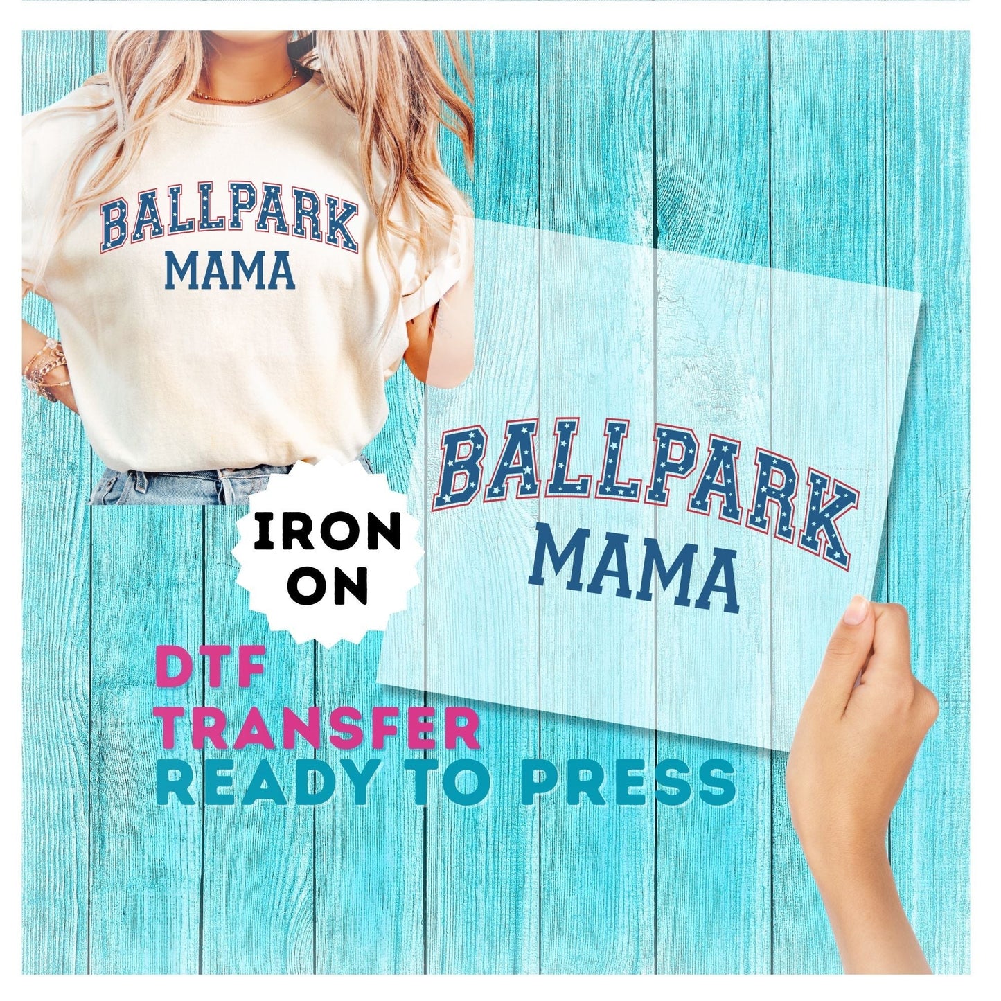 Baseball DTF Transfer