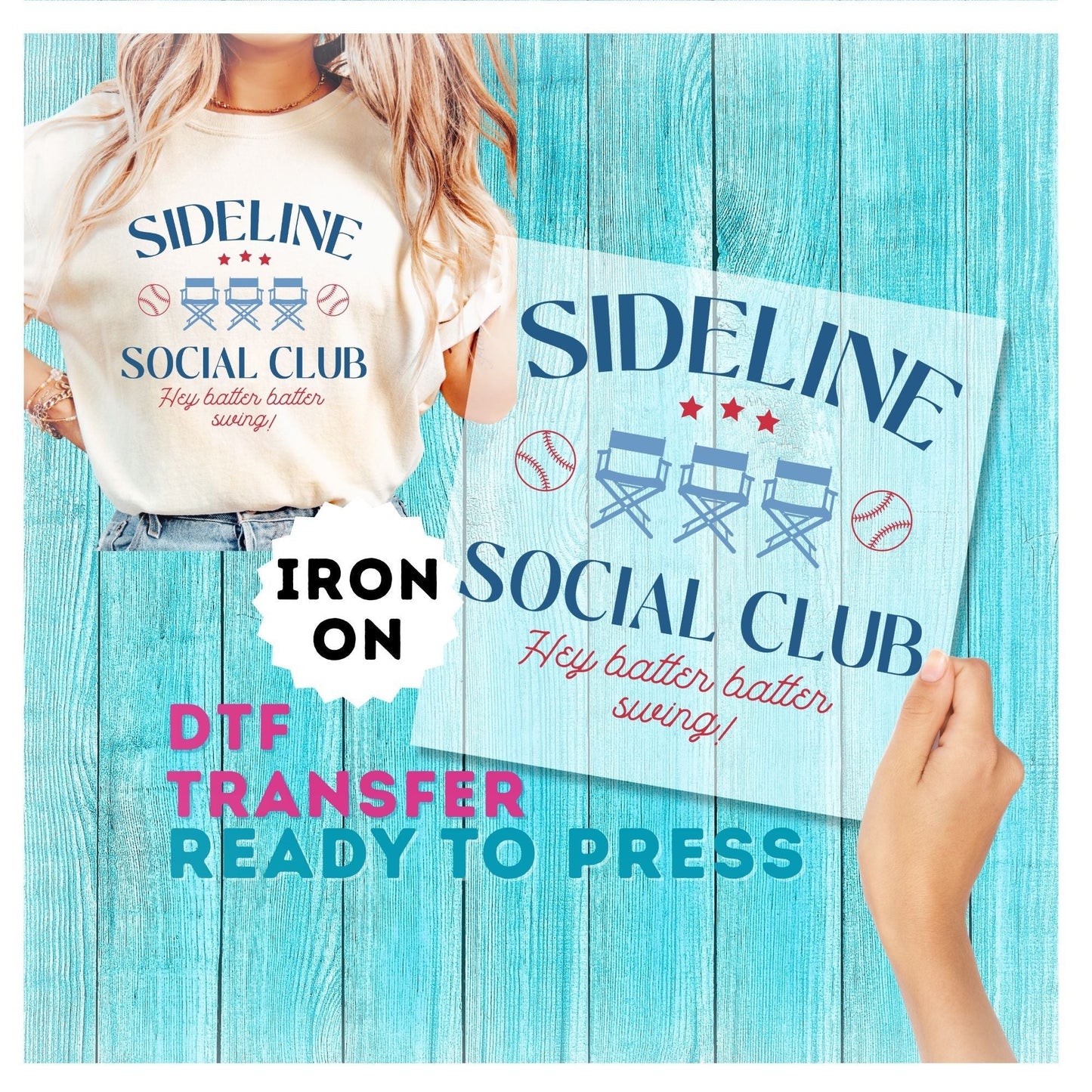 Baseball DTF Transfer