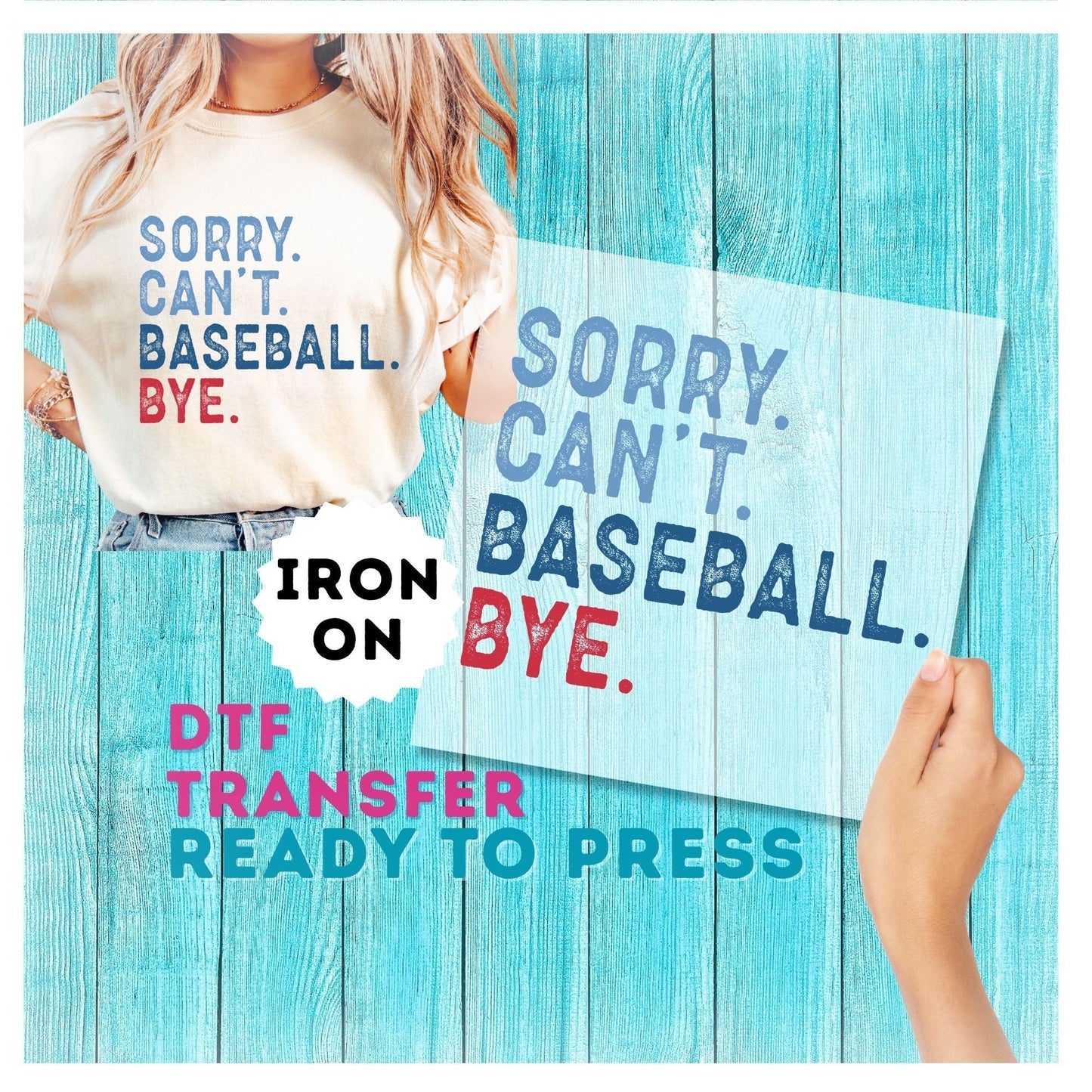 Baseball DTF Transfer