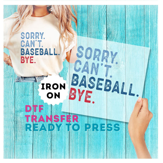 Baseball DTF Transfer