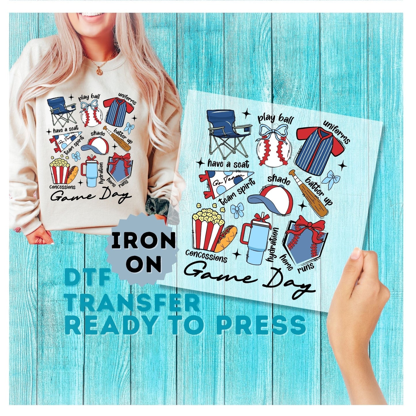 Baseball DTF Transfer