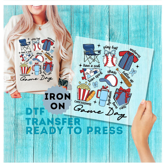 Baseball DTF Transfer