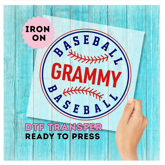 Grammy Baseball DTF Transfer