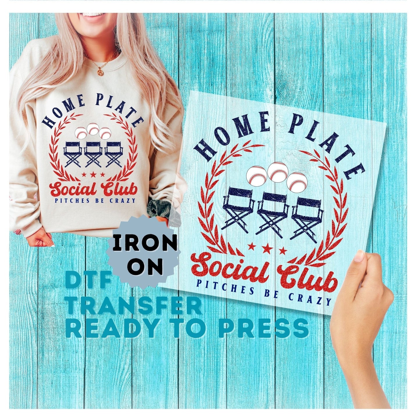 Baseball DTF Transfer