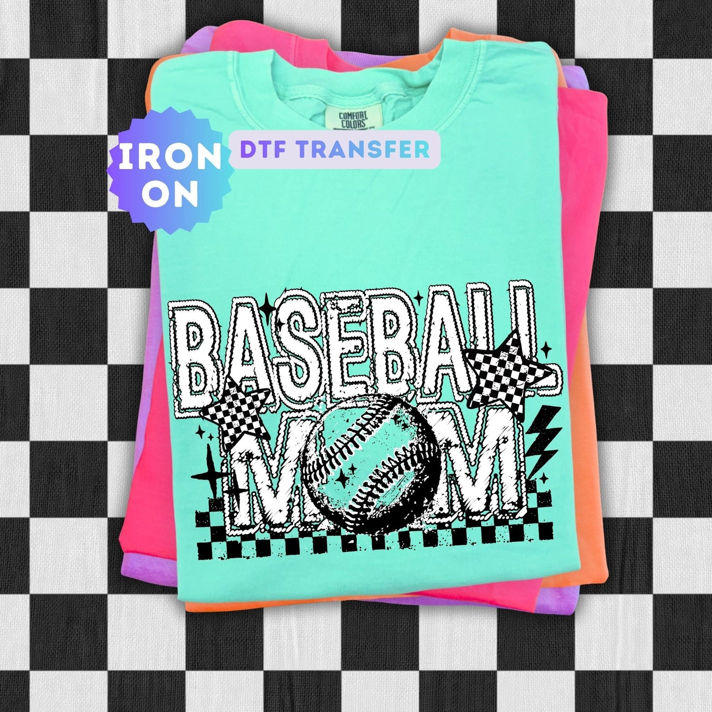 Baseball Mom DTF Transfer