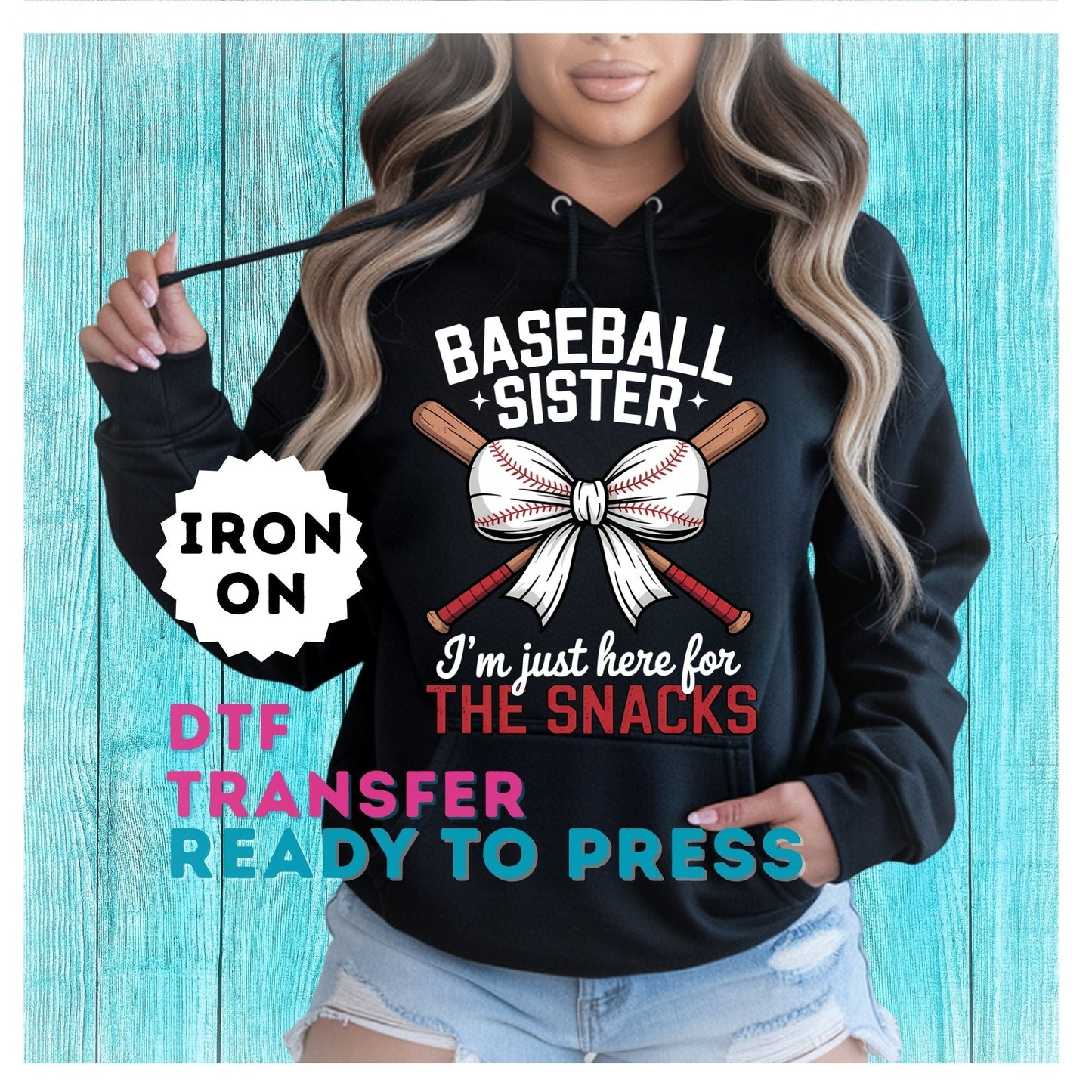 Baseball Sister DTF Transfer