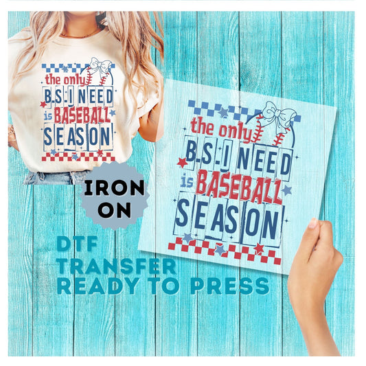 Baseball DTF Transfer