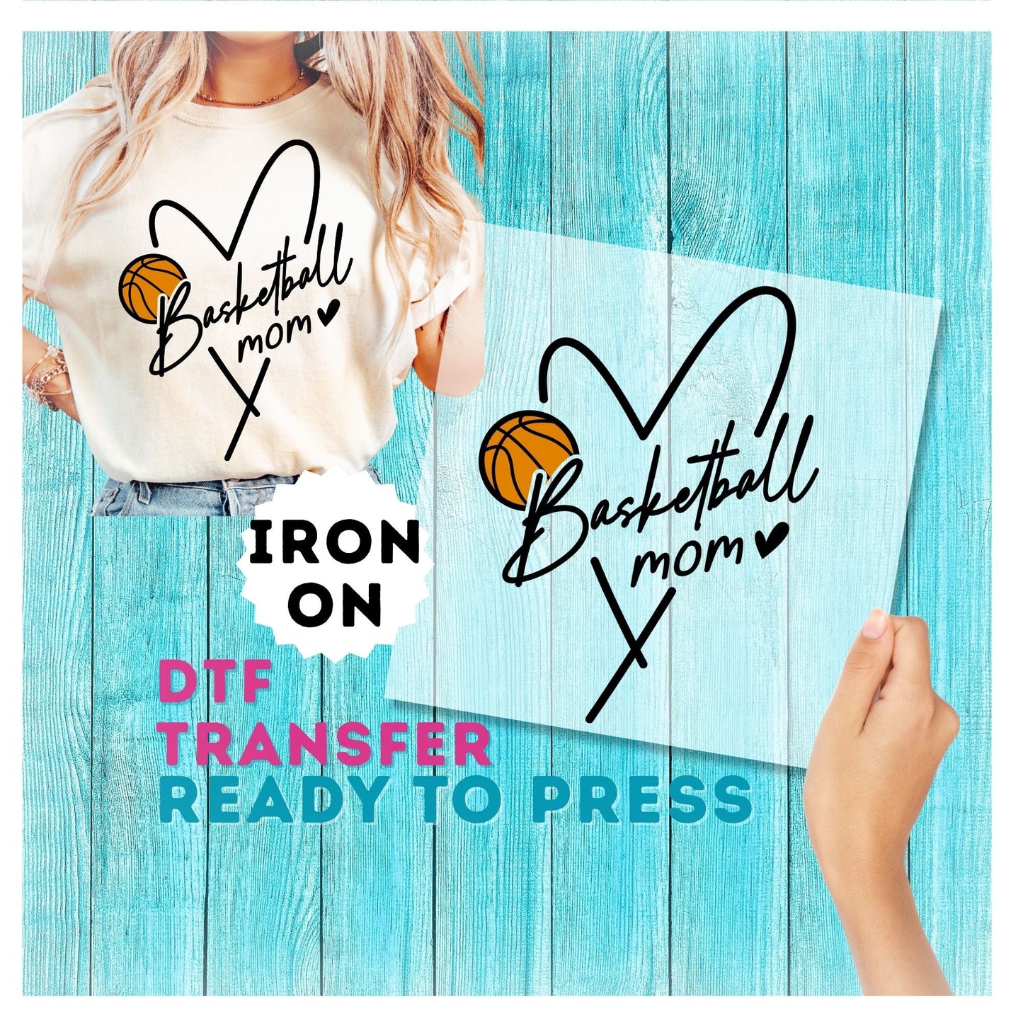 Basketball Mom DTF Transfer