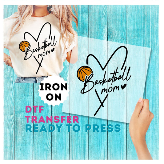 Basketball Mom DTF Transfer