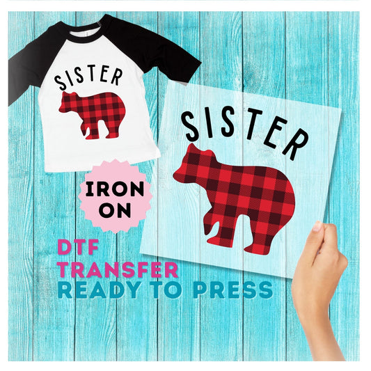 Sister Bear DTF Transfer