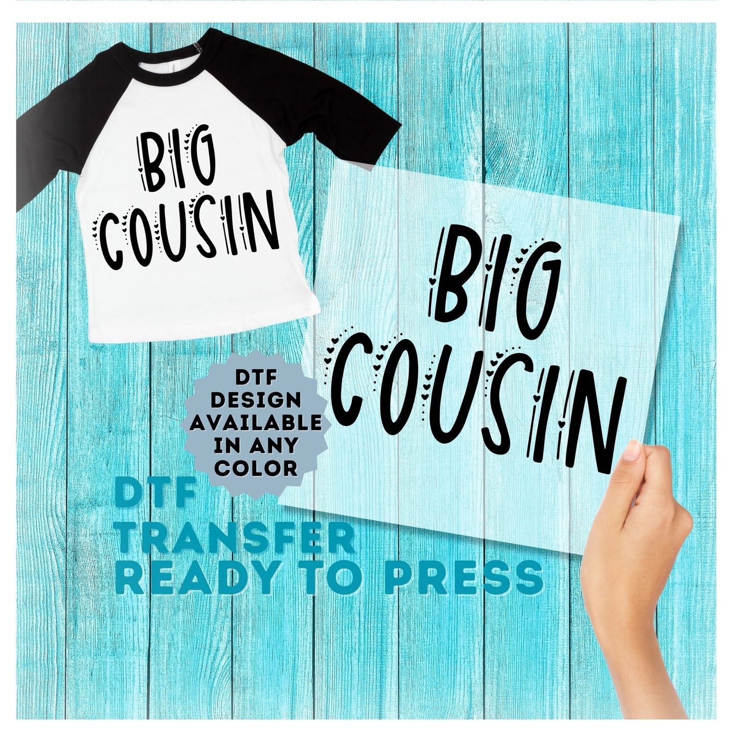 Big Cousin DTF Transfer